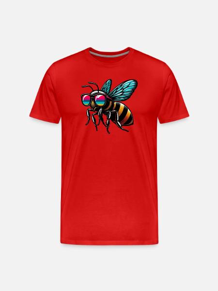 Abeille - T-shirt bio Premium Homme - rouge