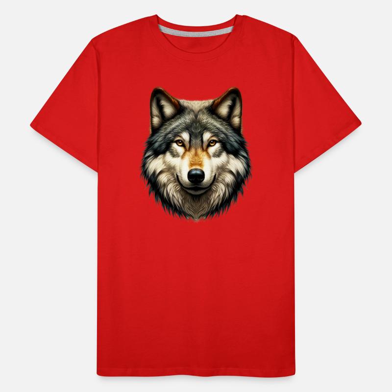 Wolf Men's Premium Organic T-Shirt