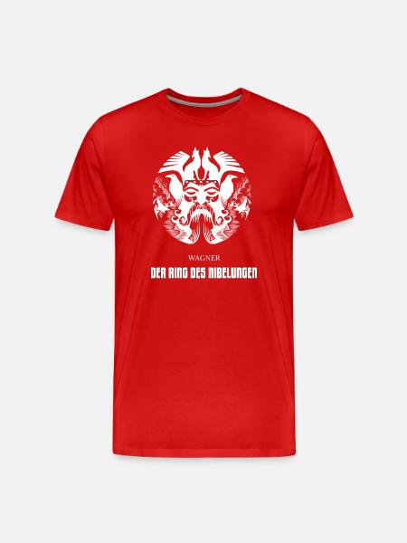 L’Anneau du Nibelung - T-shirt bio Premium Homme - rouge