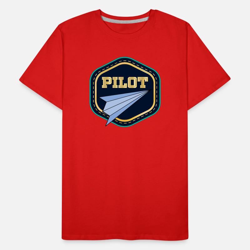 PILOT KOSTÜM Männer Premium Bio T-Shirt