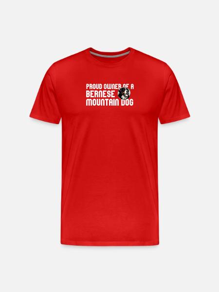 Bouvier bernois - T-shirt bio Premium Homme - rouge