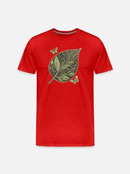 Ecowarrior - Männer Premium Bio T-Shirt - Rot