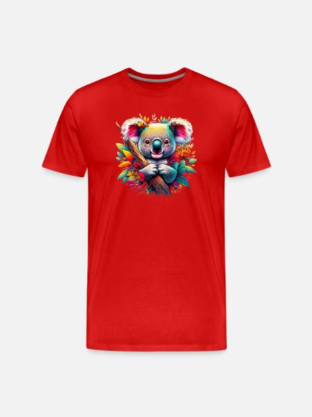 Koala - T-shirt bio Premium Homme - rouge