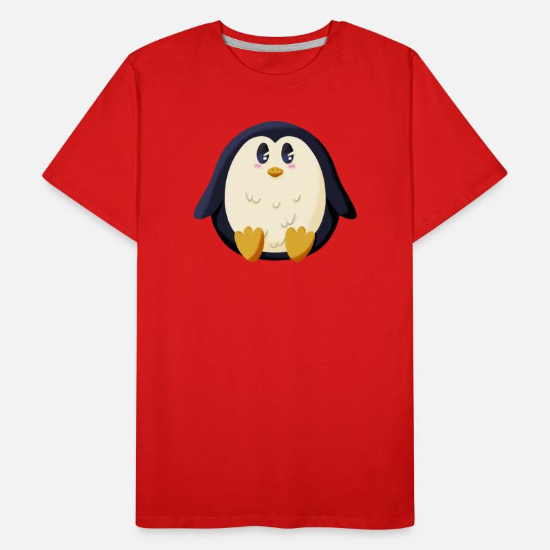 Chubby Penguin Men's Premium Organic T-Shirt