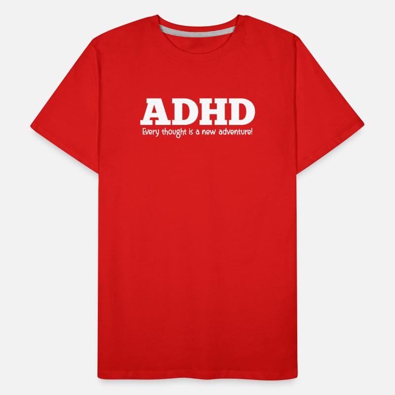 ADHD Men's Premium Organic T-Shirt