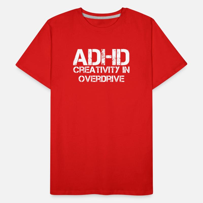 ADHD Men's Premium Organic T-Shirt