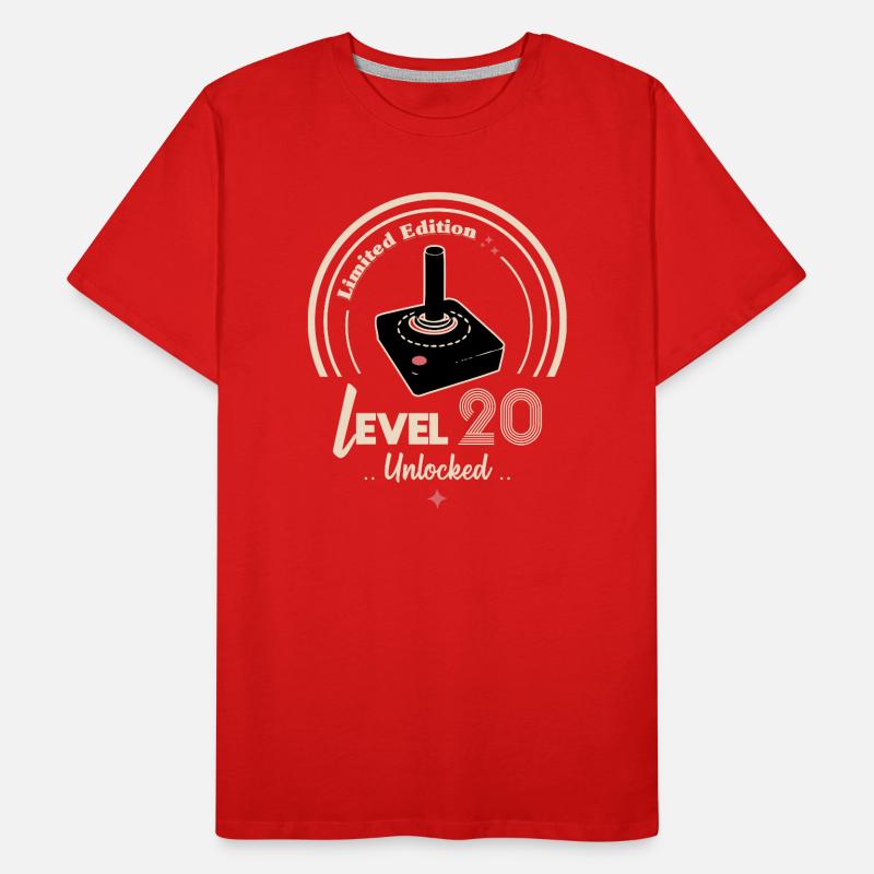 Design rétro joystick édition limitée T-shirt bio Premium Homme