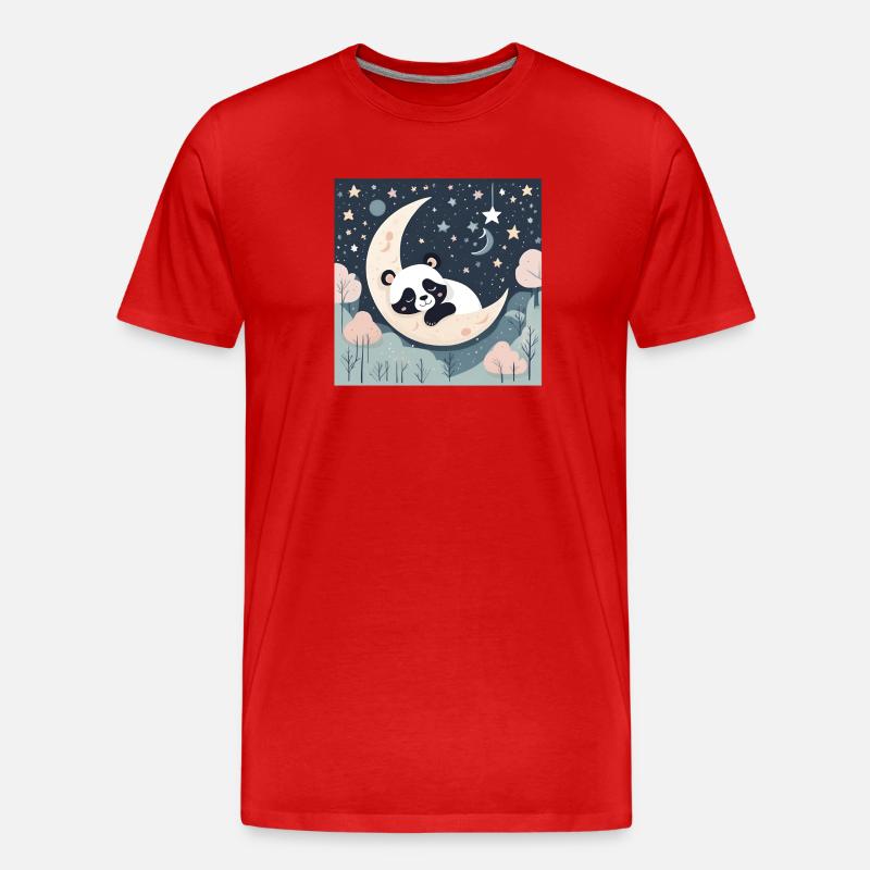bébé, nourrisson, enfant, poster bébé - T-shirt bio Premium Homme - rouge