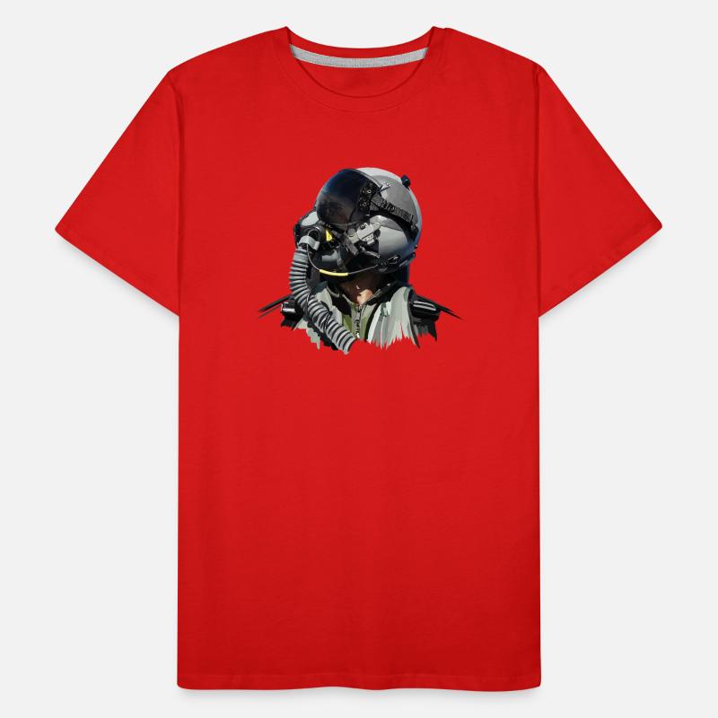 Jet Pilot Männer Premium Bio T-Shirt