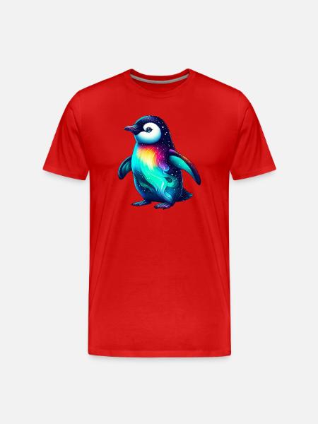 Pingouin - T-shirt bio Premium Homme - rouge