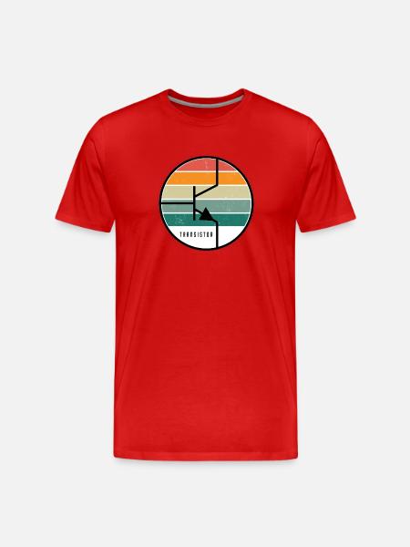 Transistor - Men's Premium Organic T-Shirt - red