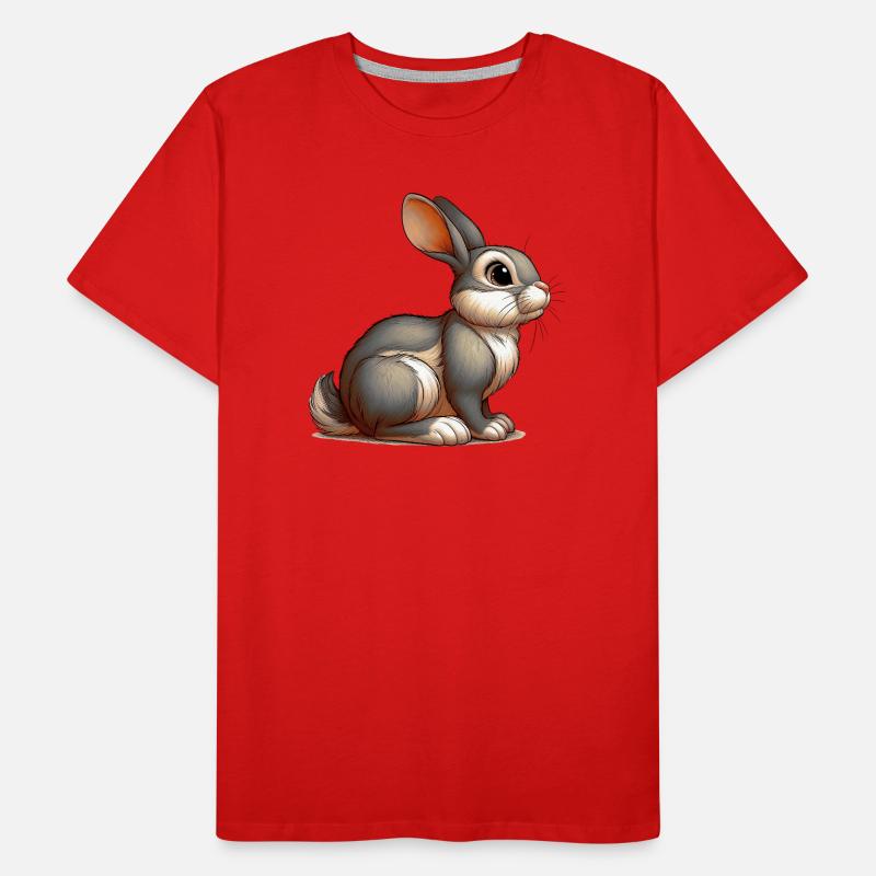 Rabbit Men's Premium Organic T-Shirt