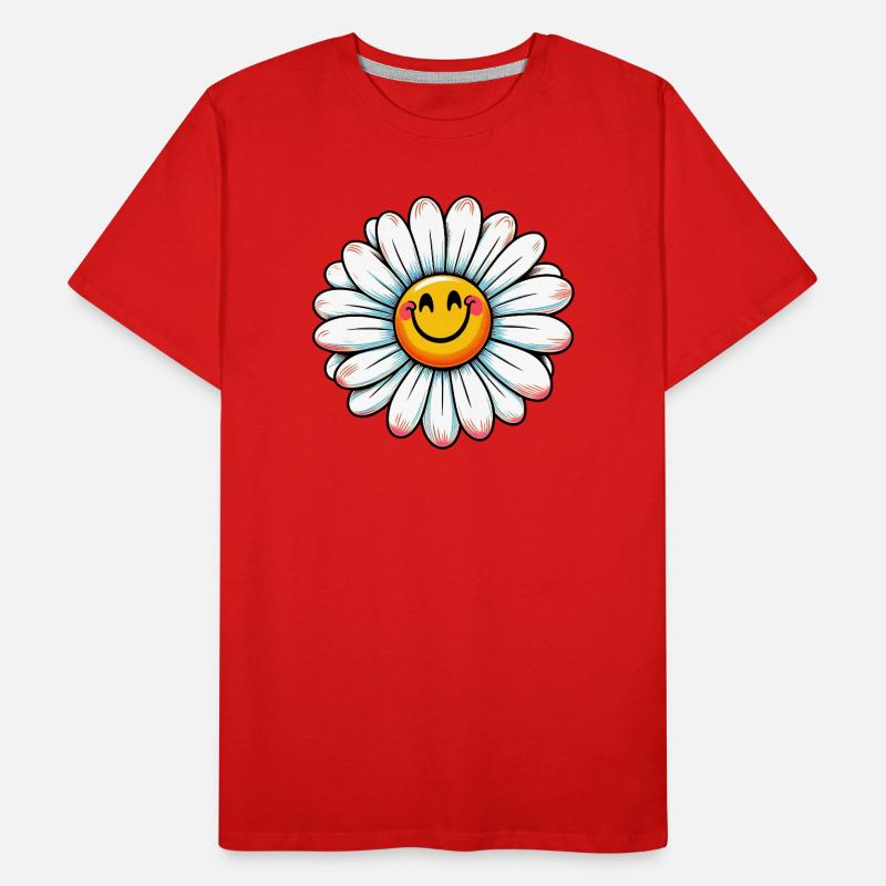 Gänseblümchen Männer Premium Bio T-Shirt