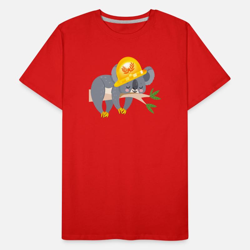 ARTISAN KOALA BEAR Men's Premium Organic T-Shirt