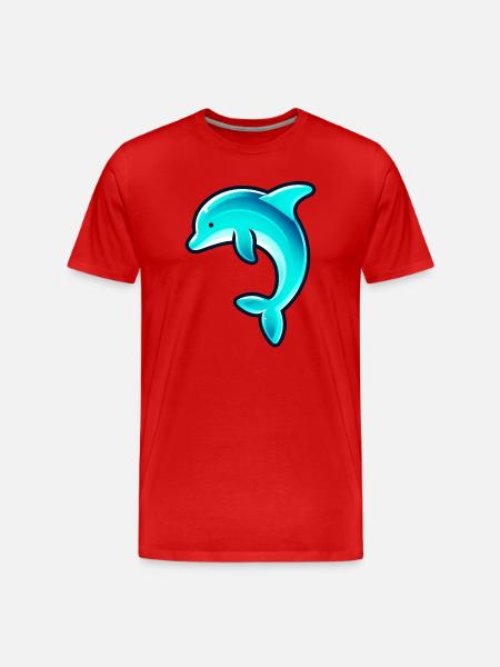 Dauphin - T-shirt bio Premium Homme - rouge