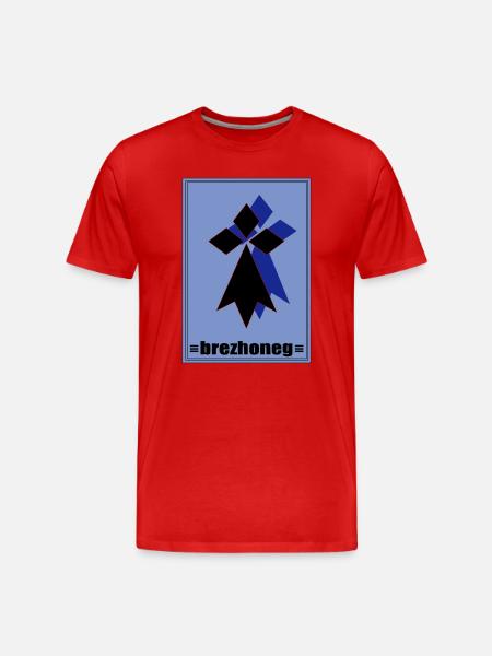 Brezhoneg - Men's Premium Organic T-Shirt - red
