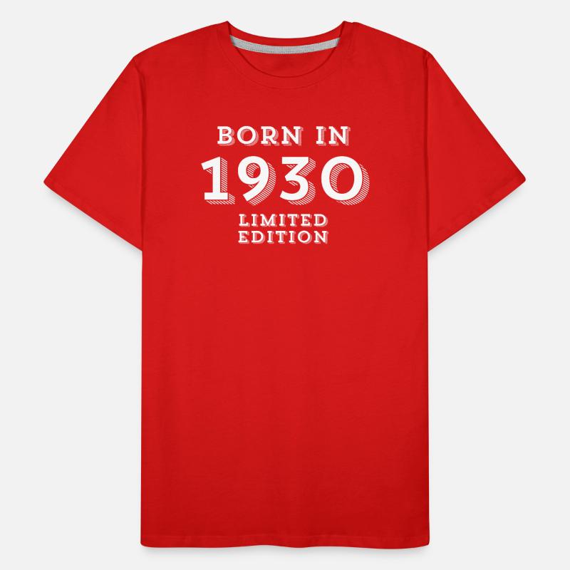 94 ans, date de naissance, année de naissance T-shirt bio Premium Homme