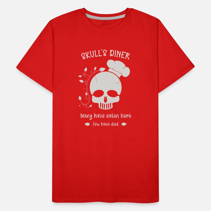 Dîner du crâne T-shirt bio Premium Homme