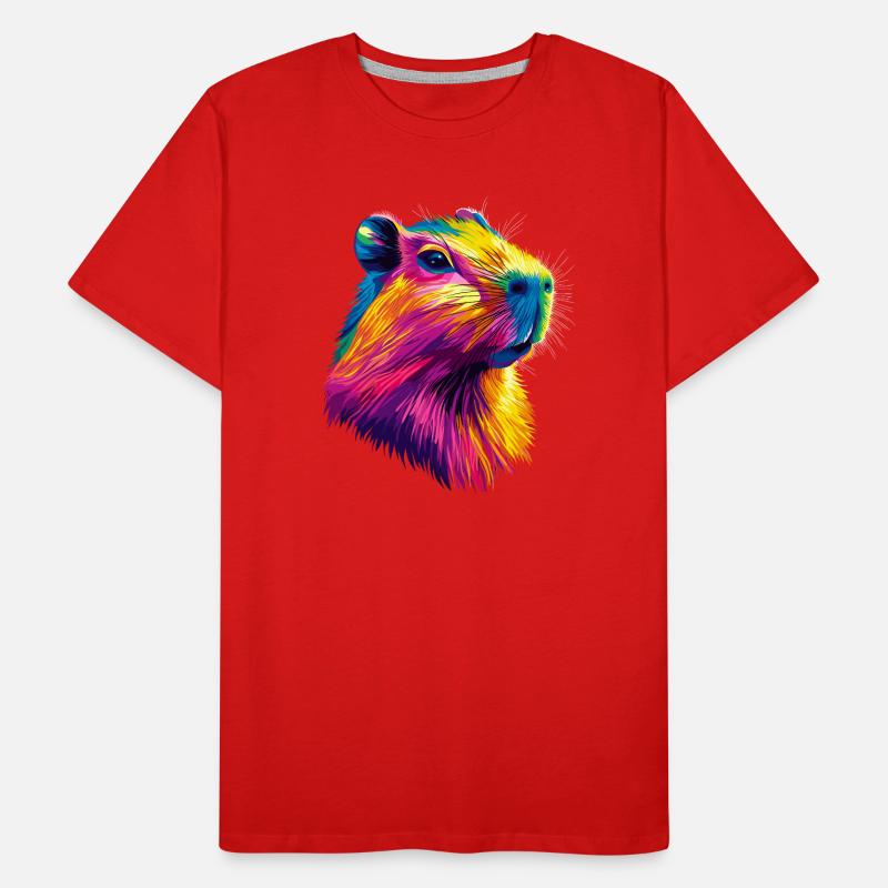 Capybara Be Capy Capybara Drôle Capybara T-shirt bio Premium Homme