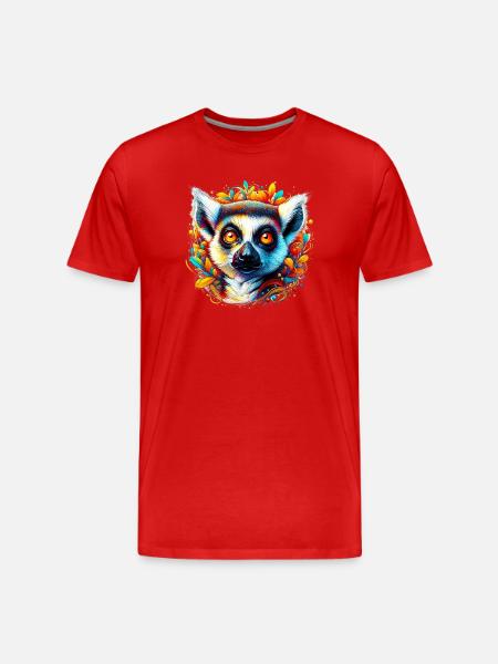 Lémurien - T-shirt bio Premium Homme - rouge