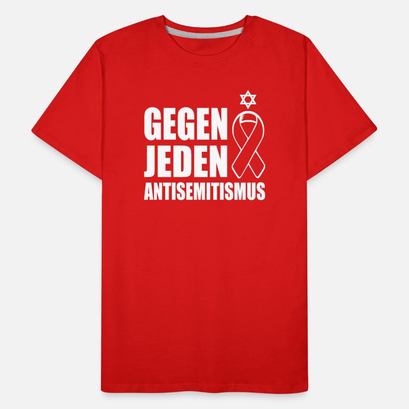 Contre tout antisémitisme T-shirt bio Premium Homme