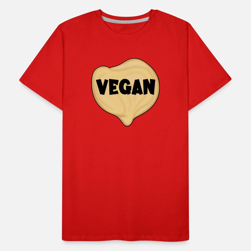 VEGAN PROTEIN CHICKPEAS Men's Premium Organic T-Shirt