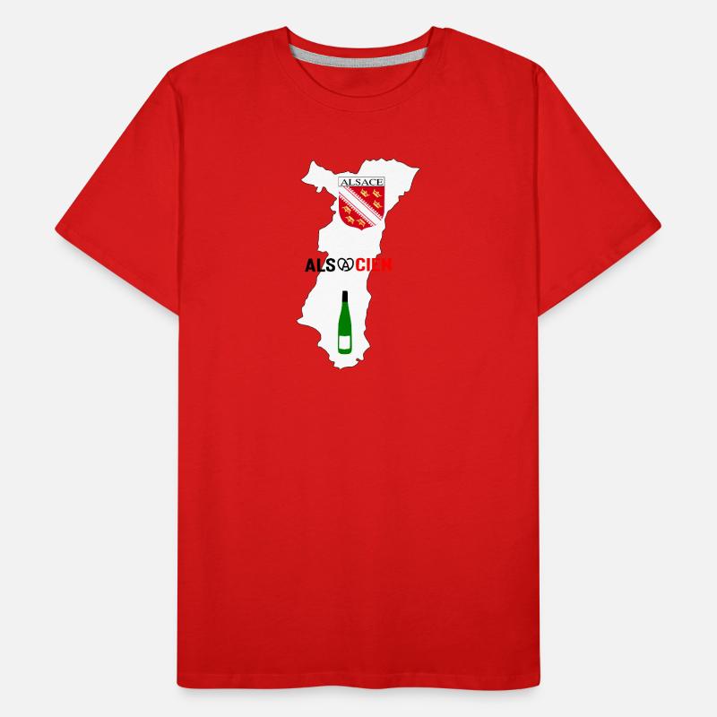 Elsässisch Männer Premium Bio T-Shirt