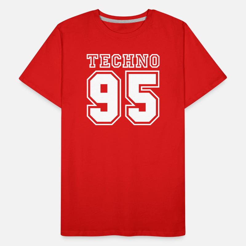 TECHNO 95 Männer Premium Bio T-Shirt