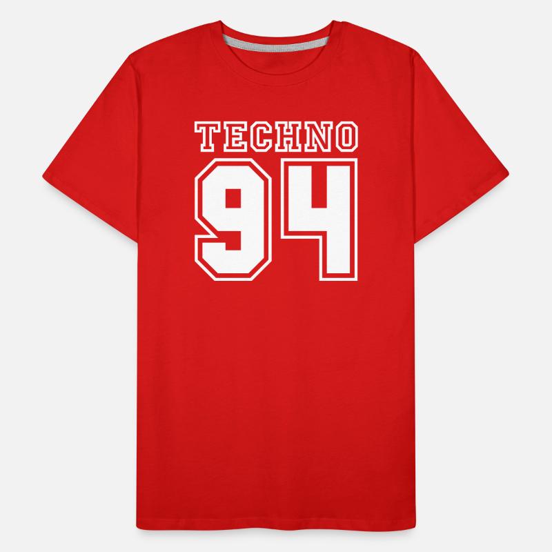TECHNO 94 Männer Premium Bio T-Shirt