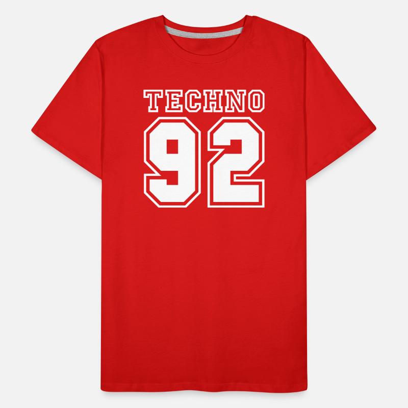 TECHNO 92 Men's Premium Organic T-Shirt