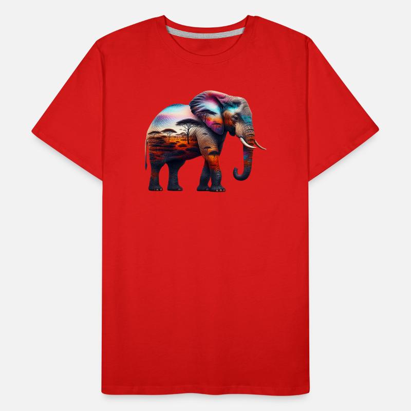 Éléphant T-shirt bio Premium Homme