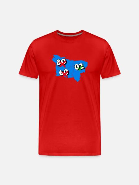 Picardy Region - Men's Premium Organic T-Shirt - red
