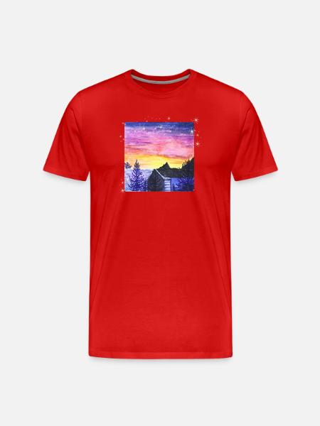 WinterSonne - Sonja Ariel von Staden - Men's Premium Organic T-Shirt - red