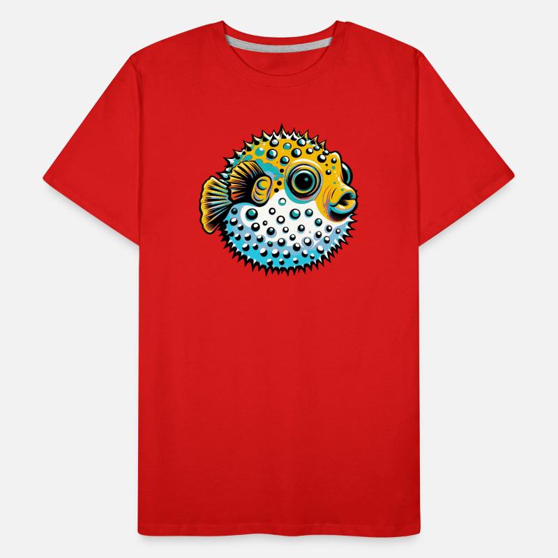 Kugelfisch Männer Premium Bio T-Shirt