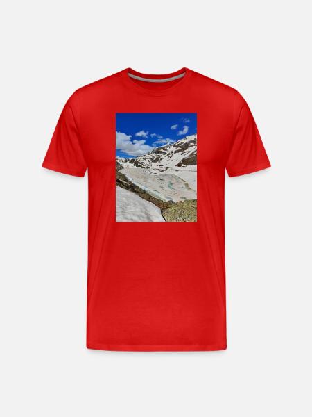 Lac Blanc June 2024 - Men's Premium Organic T-Shirt - red