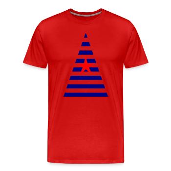HAPPY NEW YEAR. NEW YEAR'S EVE. NEW YEAR - Men's Premium Organic T-Shirt - red - Front - Damien (186cm)