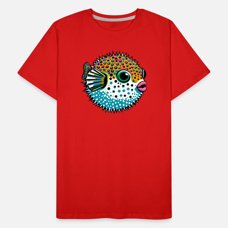 Kugelfisch Männer Premium Bio T-Shirt