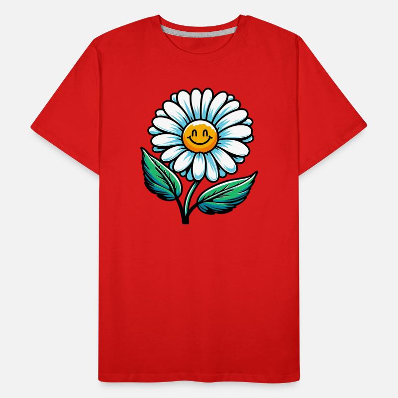 Daisy Men's Premium Organic T-Shirt