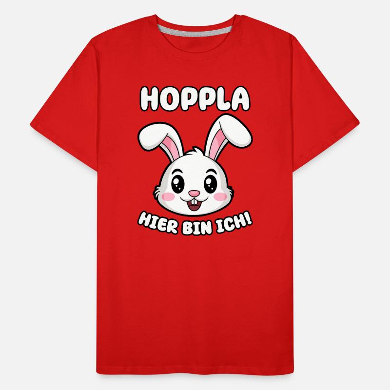 Oops, here I am! Men's Premium Organic T-Shirt