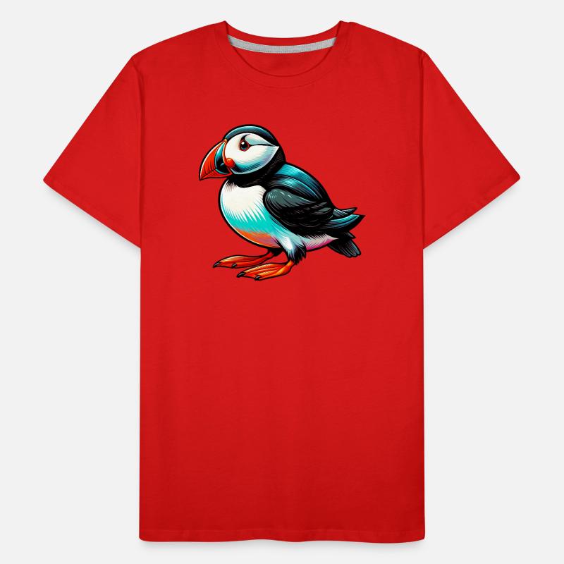 Macareux T-shirt bio Premium Homme