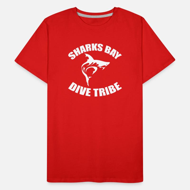 SHARKS BAY DIVE TRIBE Men's Premium Organic T-Shirt