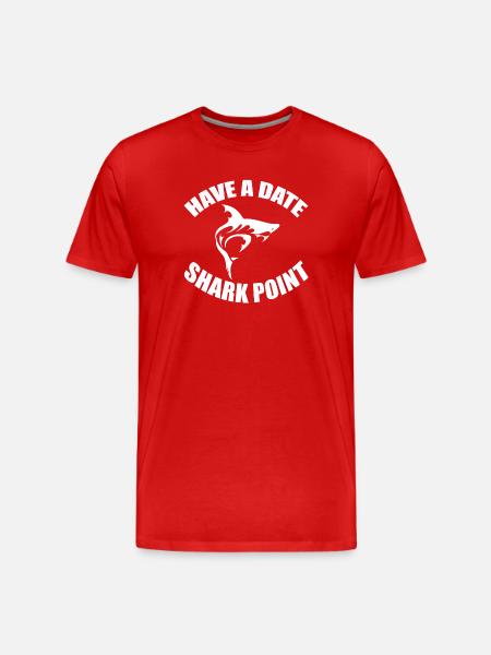 RENDEZ-VOUS GALANT - SHARK POINT - T-shirt bio Premium Homme - rouge