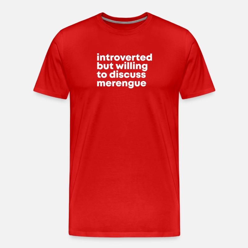 Merengue - Männer Premium Bio T-Shirt - Rot