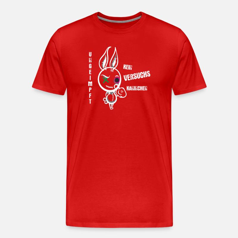 Patchbunny Kämpfer - Männer Premium Bio T-Shirt - Rot