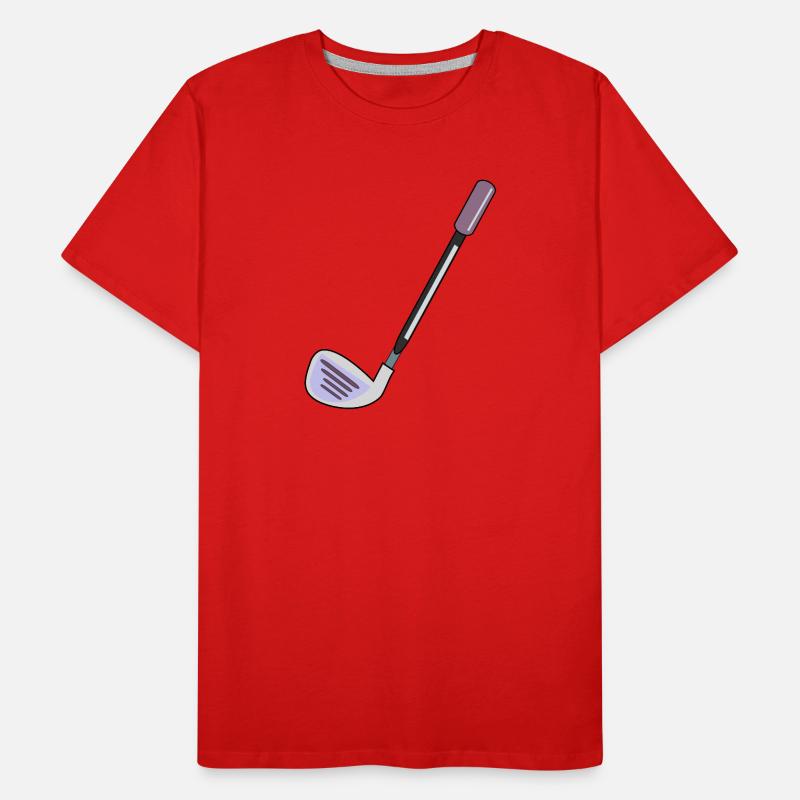 GOLF CLUBS PLAYING GOLF Men's Premium Organic T-Shirt