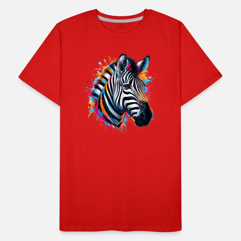 Zebra Männer Premium Bio T-Shirt