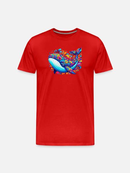 Baleine - T-shirt bio Premium Homme - rouge