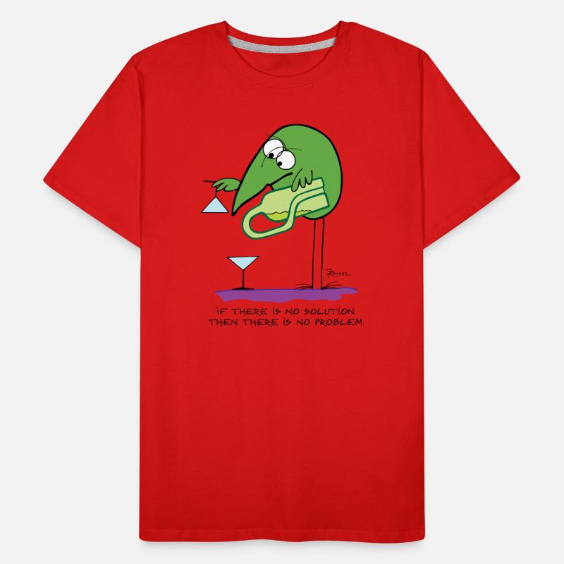 If there is no solution... (English version) Men's Premium Organic T-Shirt