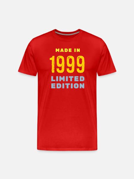 1999 - Men's Premium Organic T-Shirt - red