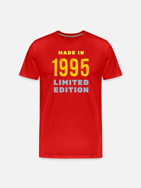 1995 - Men's Premium Organic T-Shirt - red